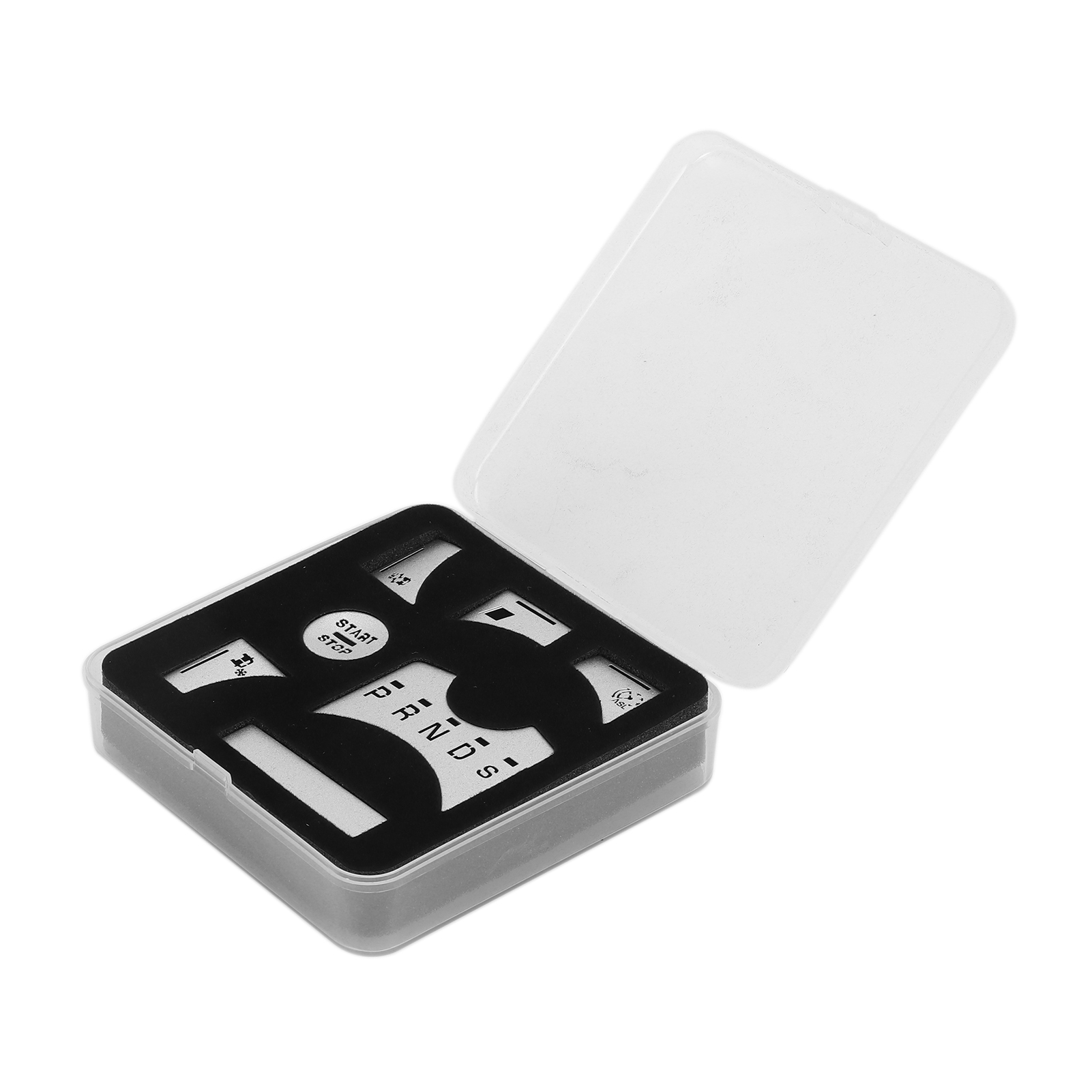 Cocosity Gear Shift Panel Button Cover,Gear Shift Panel Button Trim,Gear Shift Panel Button Sticker,Gear Shift Panel Button Cap,Gear Shift Panel Button Decor,Central Control Panel Button Trim