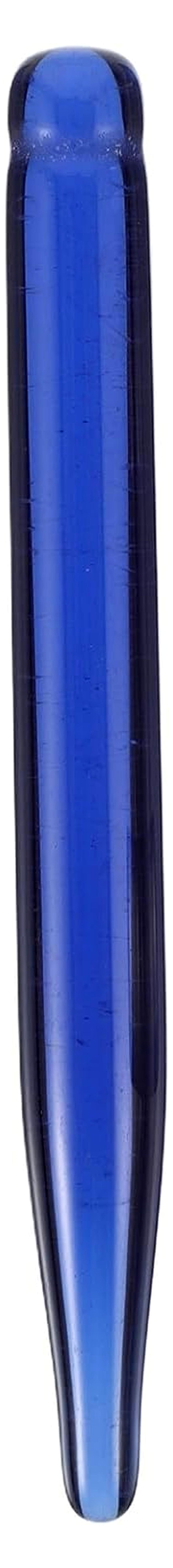 Markenlos Gua Sha Massagestab aus blauem Kristall für Gesicht und Augen