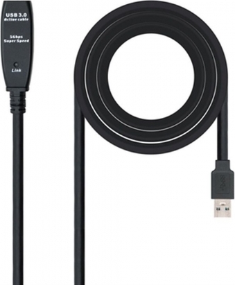 Verlängerungskabel mit USB NANOCABLE 10.01.0311 5 m NANOCABLE 351895