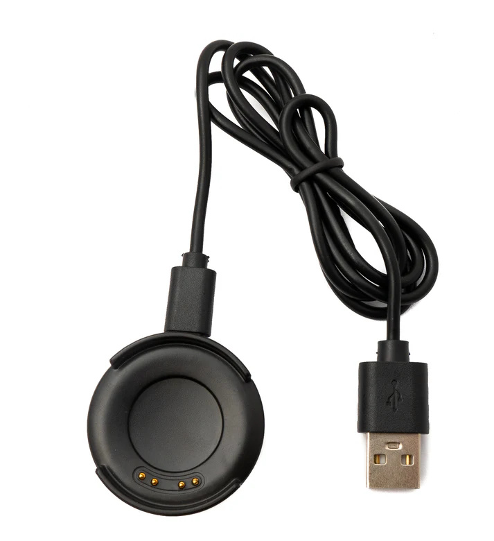 Kábel SYSTEM-S USB 2.0 75 cm pre nabíjaciu stanicu Huawei Honor S1 Smartwatch v čiernej farbe