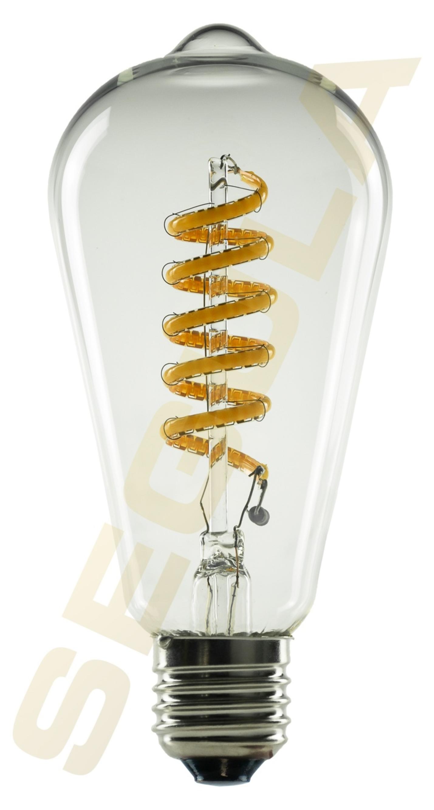 SEGULA LED Rustika Curved Spirale Ambient klar E27 6,2W 55302