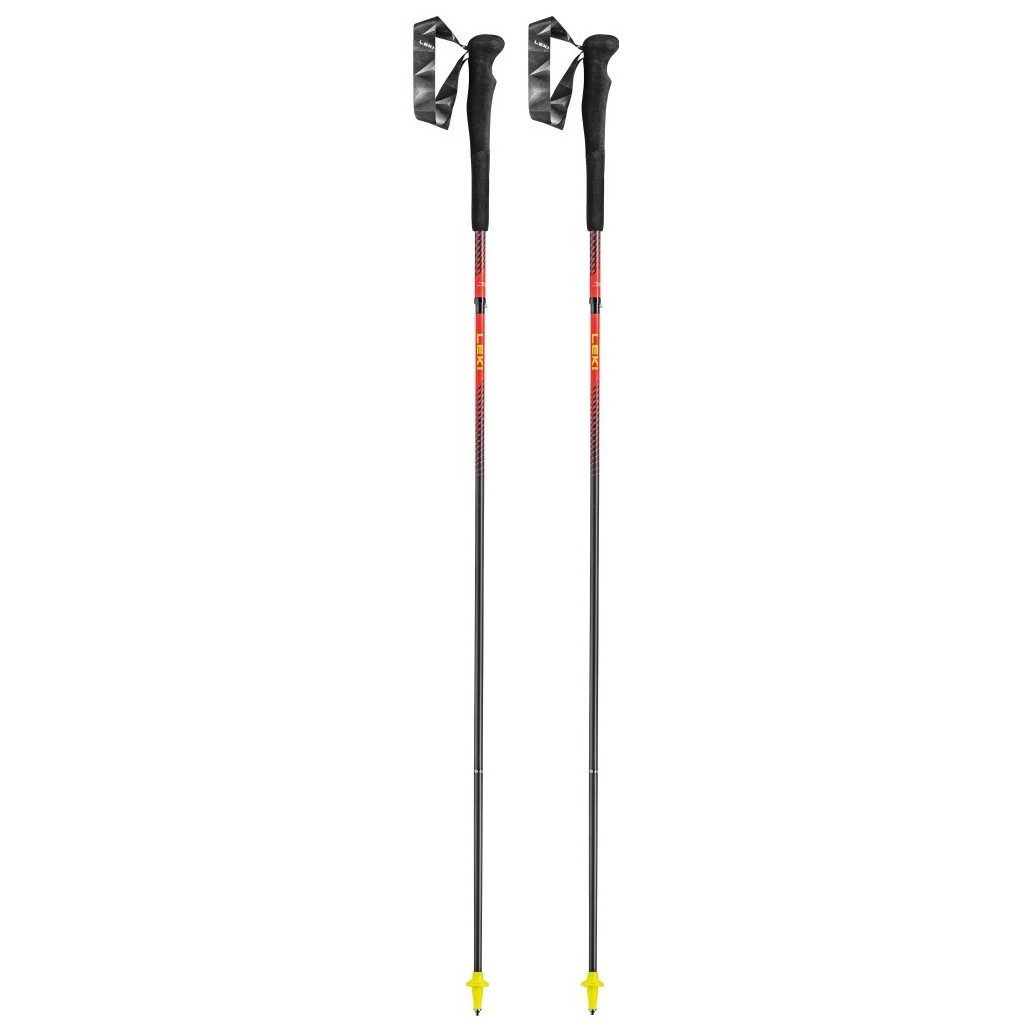 Leki Neotrail FX.One Superlite Bright Red/Neonyellow/Naturalcarbon 130 Langlauf- Polen 65225861130