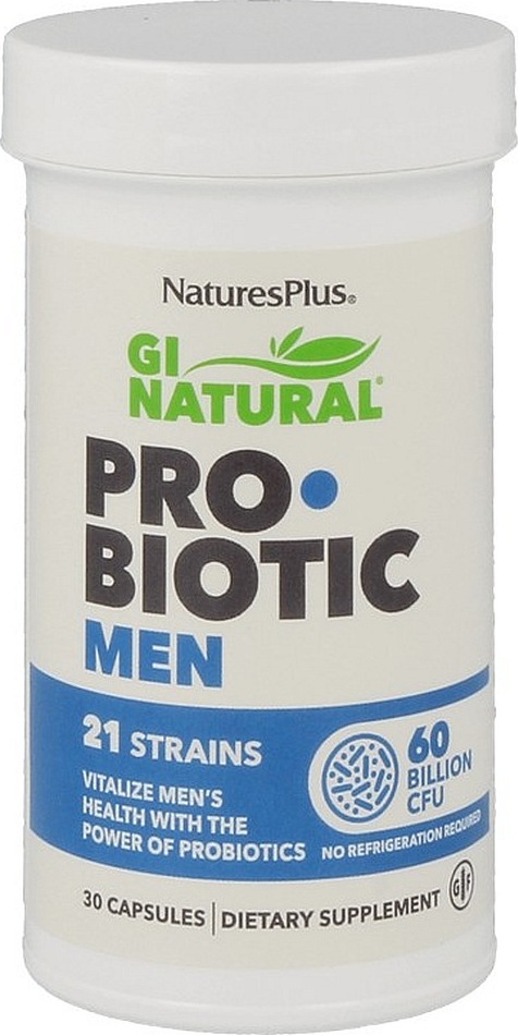 Natures Plus GI Natural™ ProBiotic Men – 30 Kapseln 43904