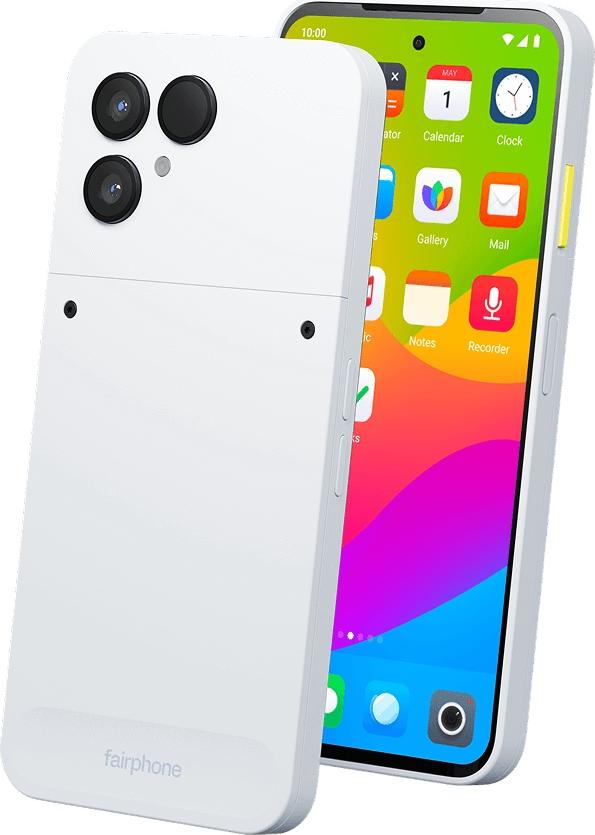 Das Fairphone (Gen. 6) 256GB with eOS - white : white : eOS (ohne Google Dienste) Betriebssystem: eOS (ohne Google Dienste) Farbe PF6: white