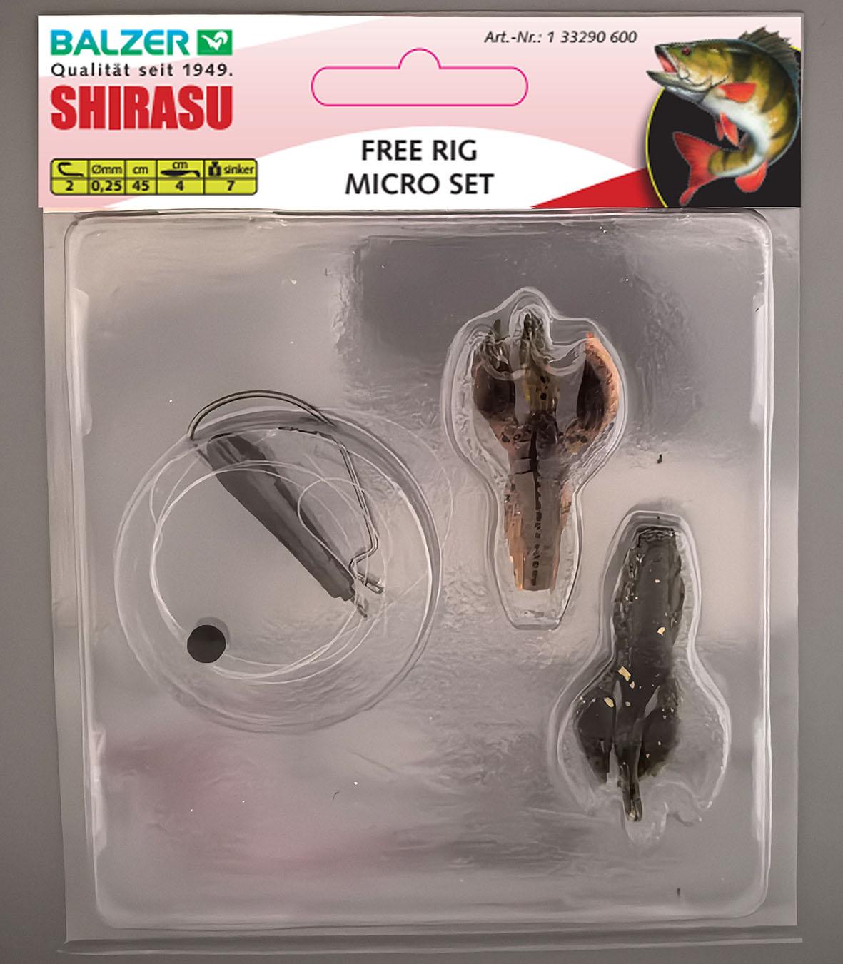 Balzer Ready to Fish Free Rig Micro 4cm 7g - Finesserig 13329600