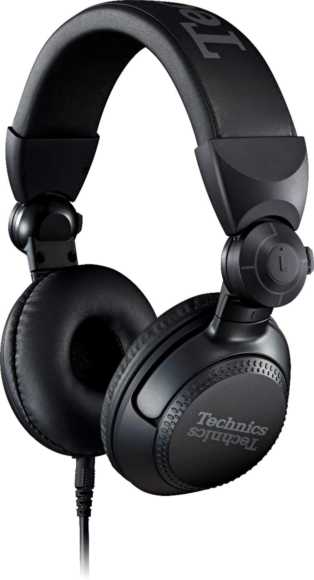 Technics EAH-DJ1200, Kábel, Hudba, 8 - 30000 Hz, 233 g, Slúchadlá, Čierna