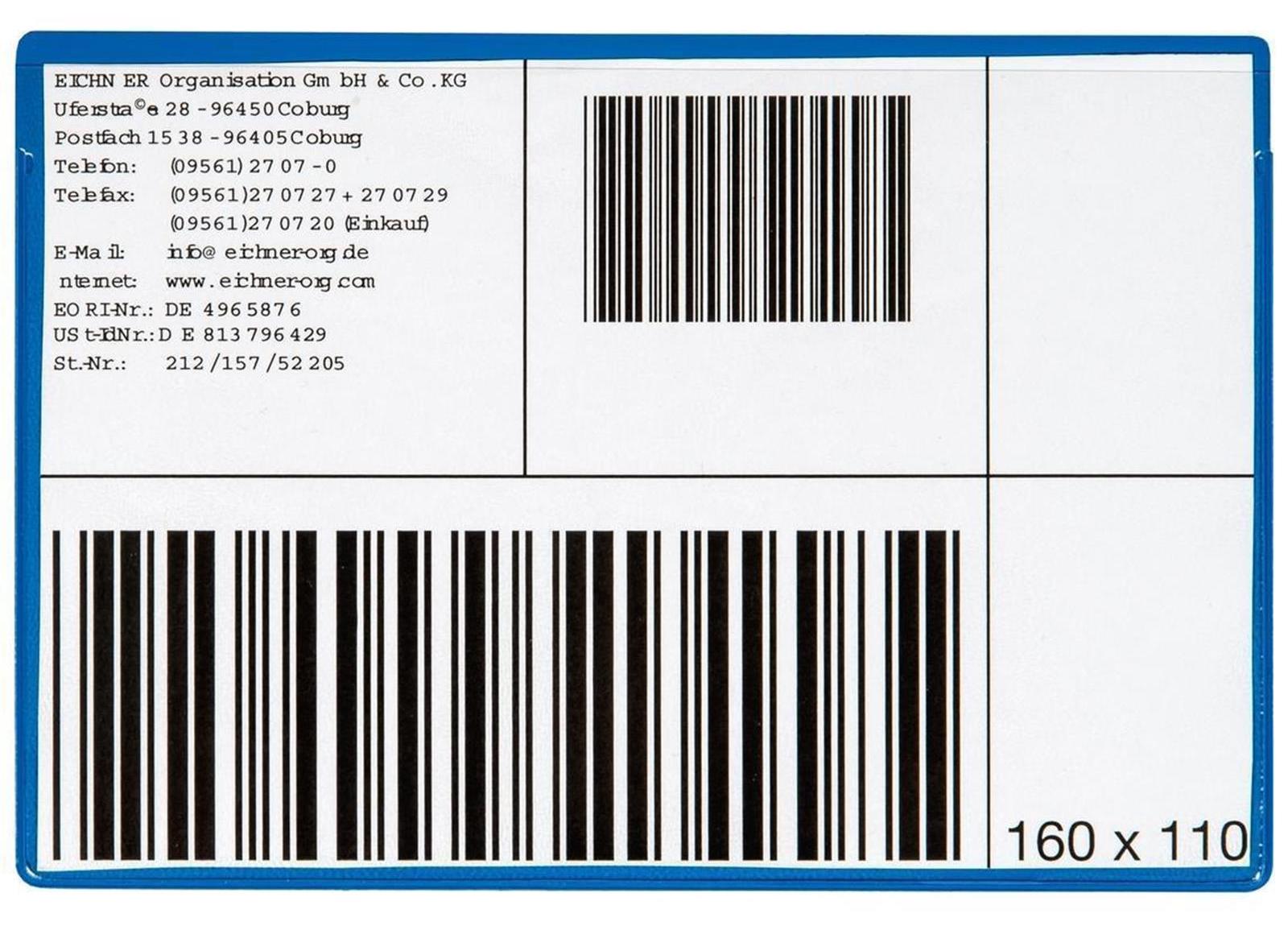 Eichner Etikettentasche B 160 x H 110 mm - 9218-04190
