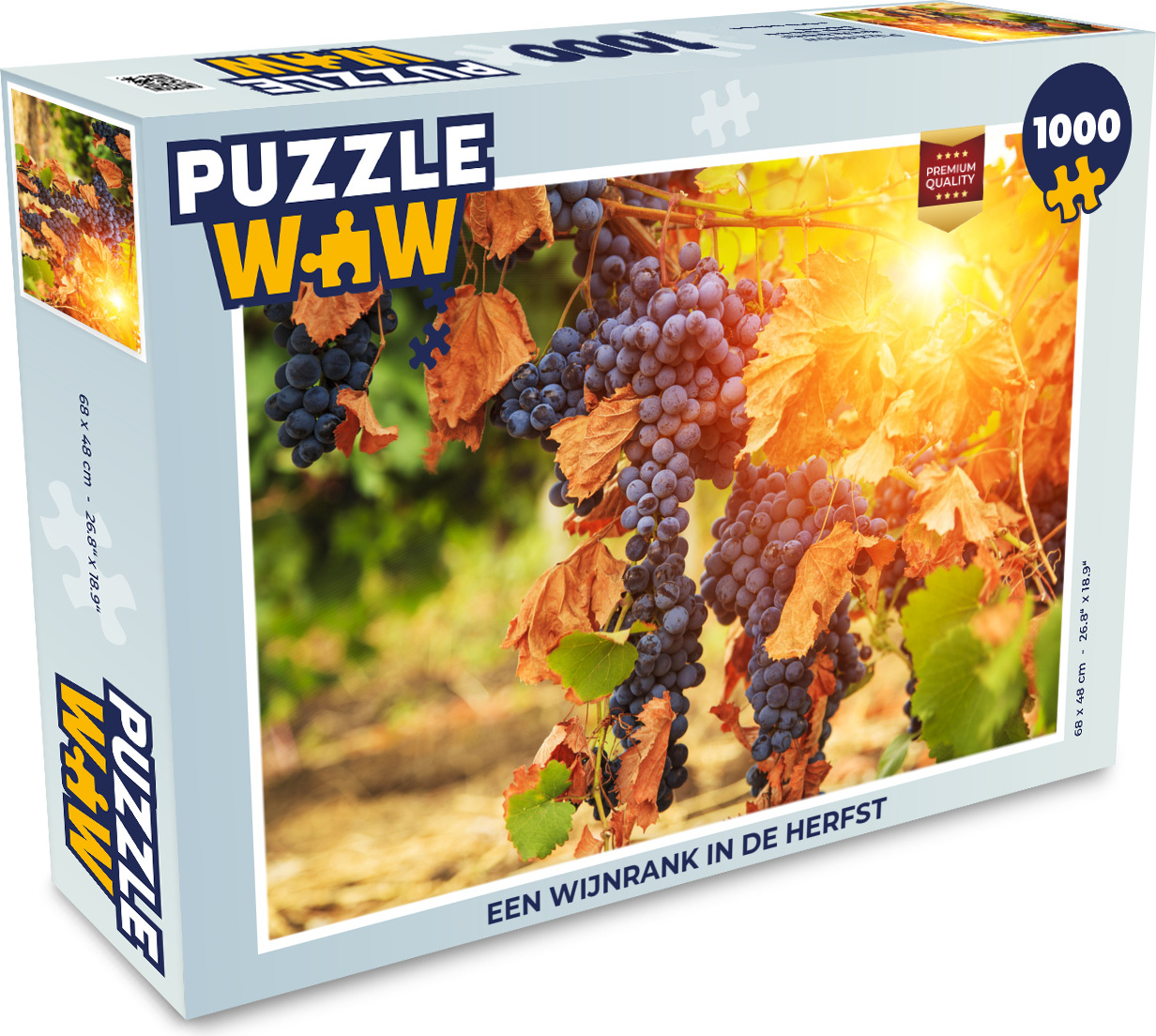 MuchoWow® Puzzle 1000 Teile Ein Weinstock im Herbst - Erwachsene - Rätsel 136|76677301