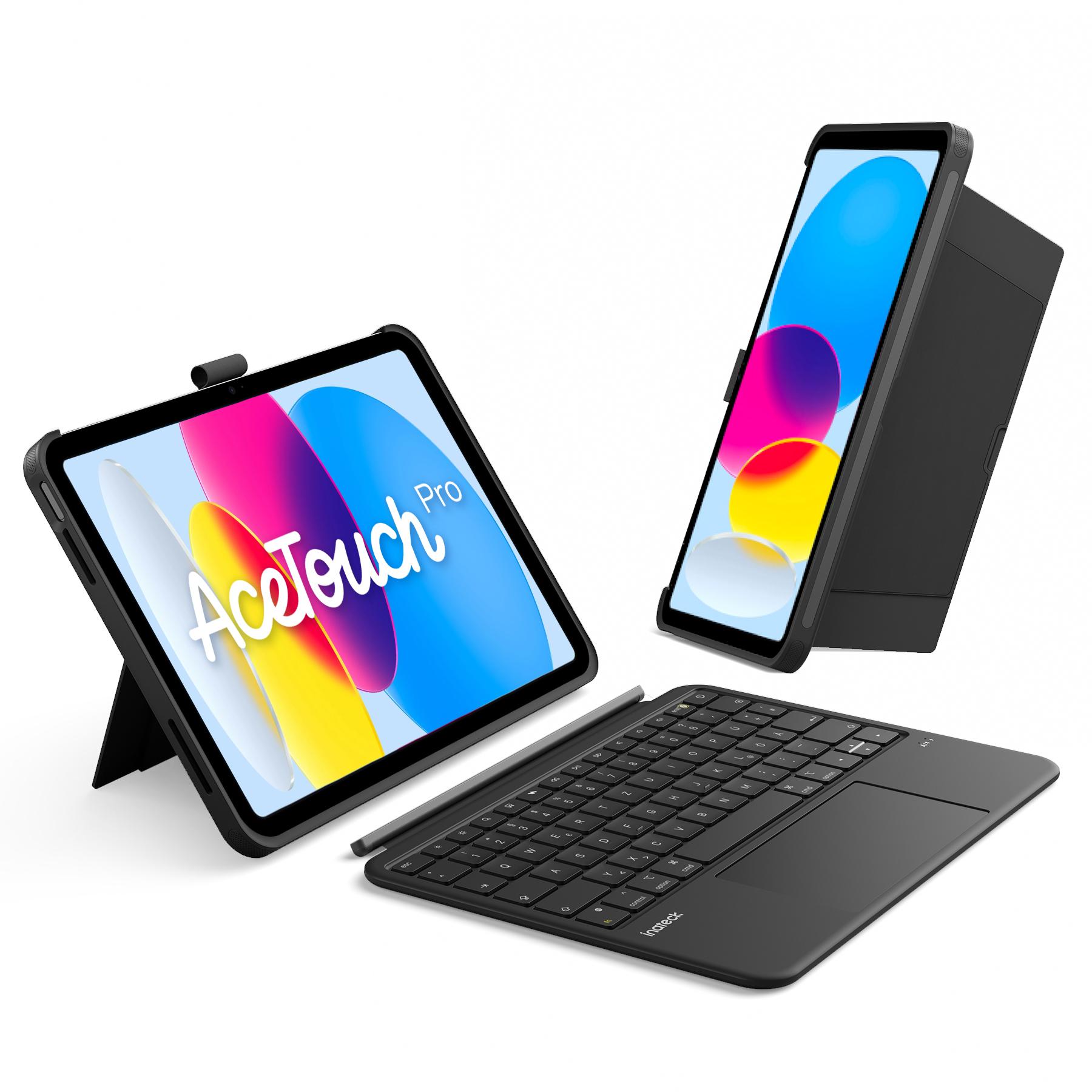 Custodia Con Tastiera Bluetooth Per IPad Air 13 M2/M3 2024/2025 | Include Mouse 3-in-1 | Cover Antiurto Con Chiusura Automatica | Modelli A2898-A2900 E A3268-A3271