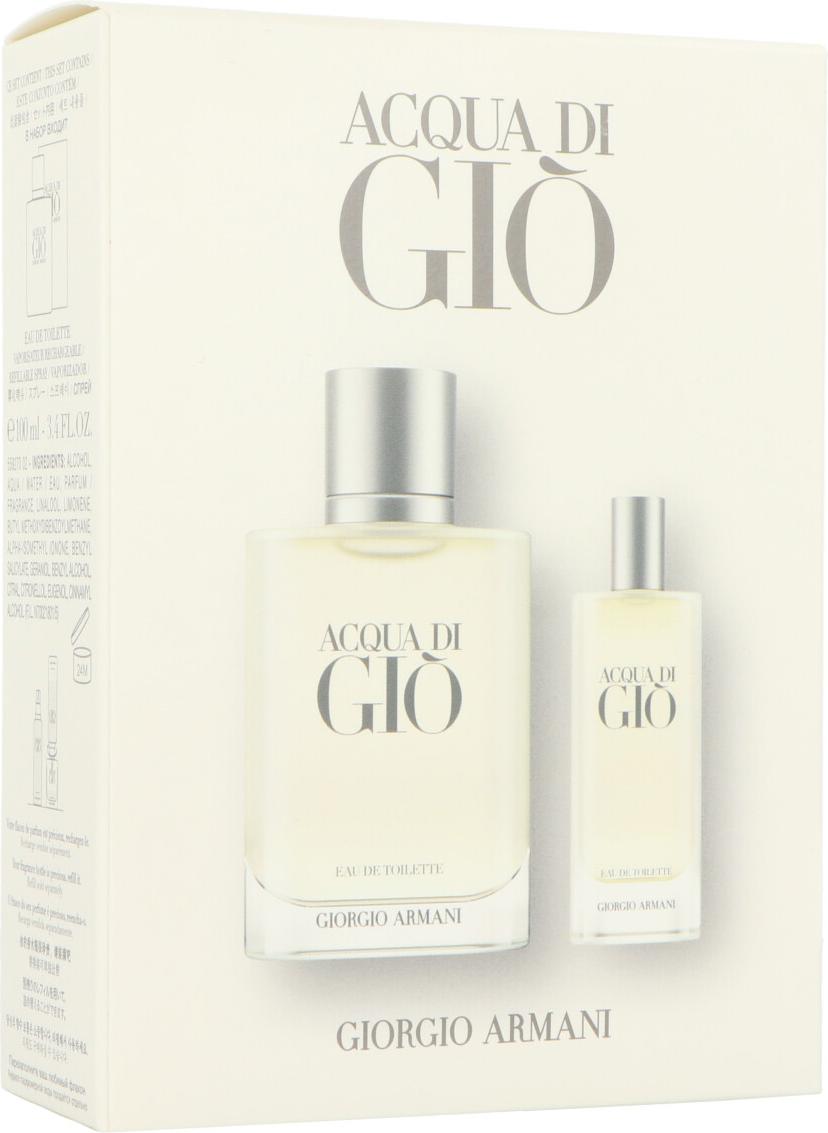 Zestaw Armani Acqua Di Gio Pour Homme Edt 100ml + Edt 15ml