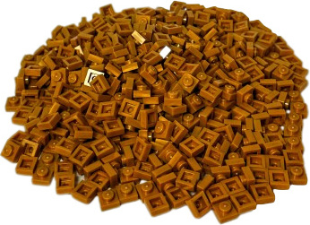 LEGO® 1x1 Platten Bauplatten Gold - 3024 NEU! Menge 50x
