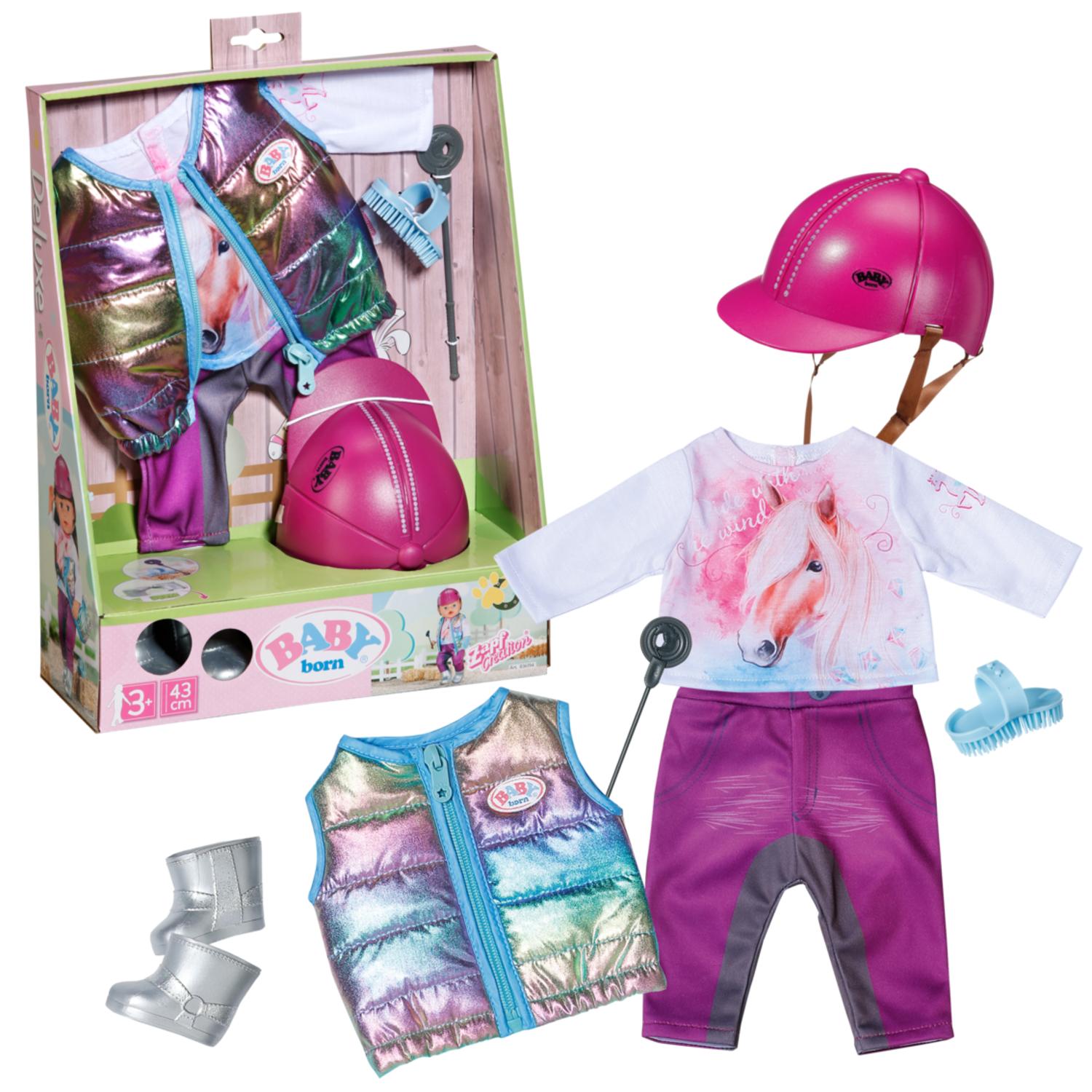Zapf BABY born Deluxe Reitoutfit 43cm 836194
