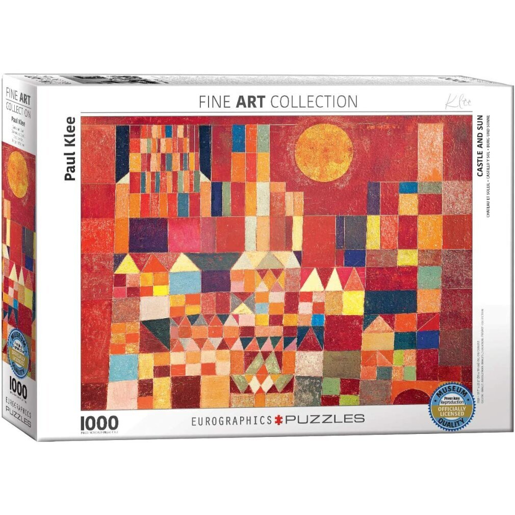Eurographics s.r.o. Eurographics Puzzle Burg und Sonne von Paul Klee, 1000 Teile, 68 x 48 cm, 6000-0836