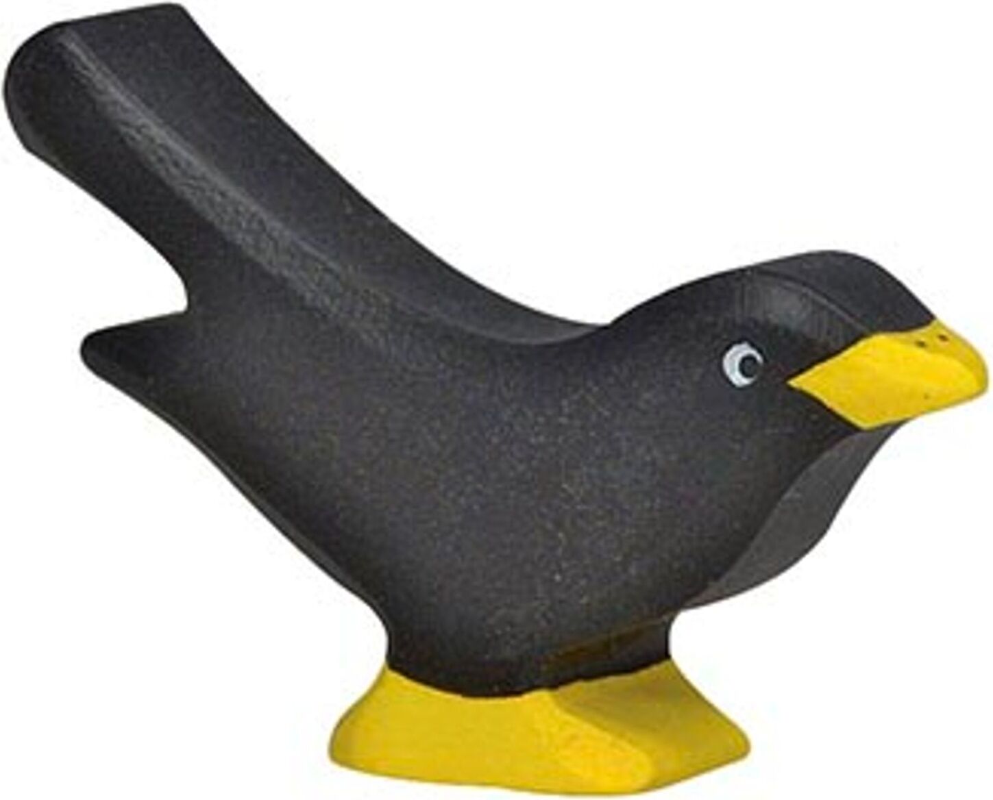 Holzfigur Amsel (Wild- und Waldtiere) Holztiger 2240 Goki 80117 - Tiere aus Holz Holztiere