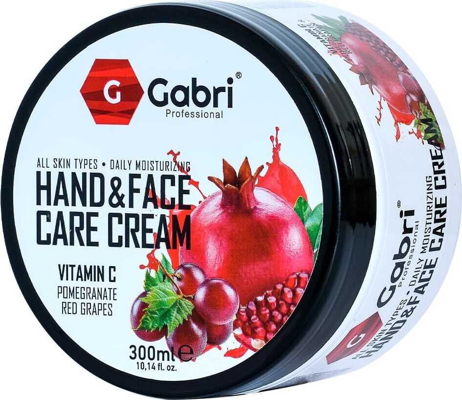 GABRI PROFESSIONAL - HAND- & GESICHTSPFLEGE-CREME GRANATAPFEL & ROTE TRAUBE 300 ml