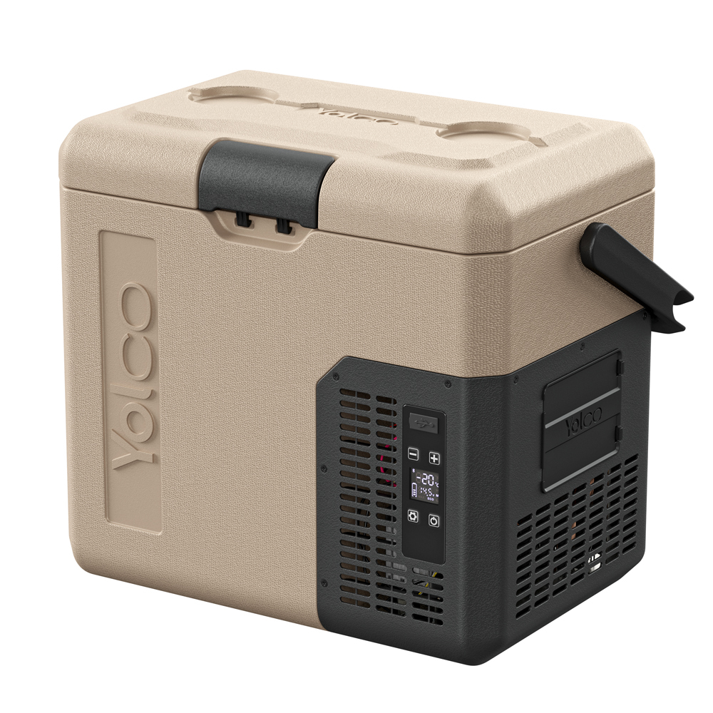 Yolco ET18, Tragbare Kompressorkühlbox, Sand YOLCO ET18 Sand