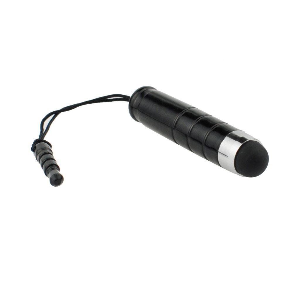 Dotykový stylus - mini univerzálny pre audio konektor - čierny