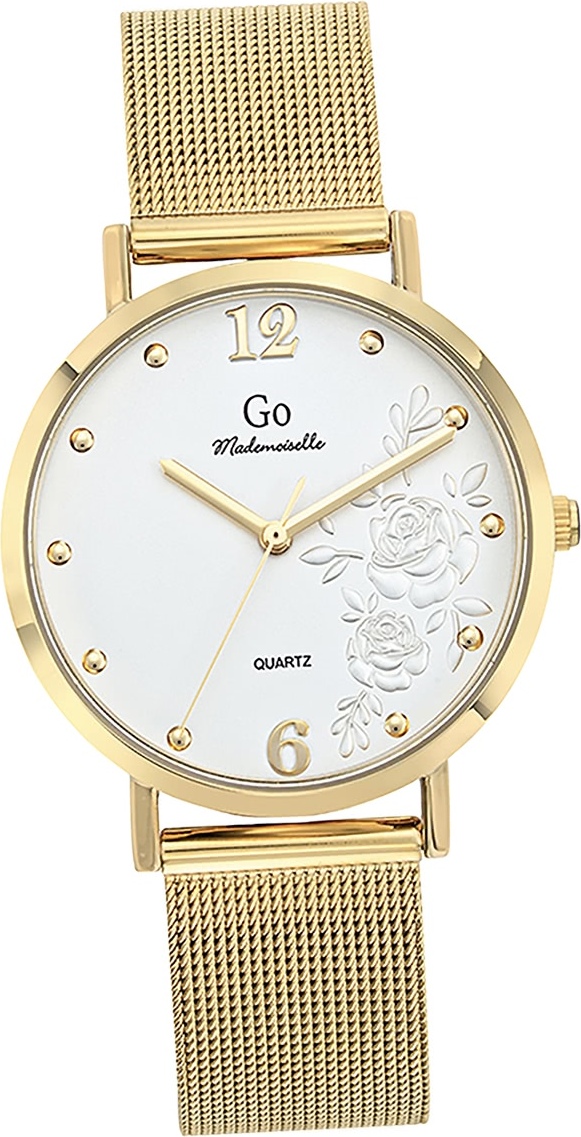Len dámske náramkové hodinky Girl Only zlaté analógové GO náramok z nehrdzavejúcej ocele D2UGO695427