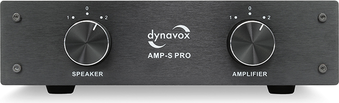 Verstärker/Boxen-Umschalter - AMP-S Pro - schwarz - Dynavox
