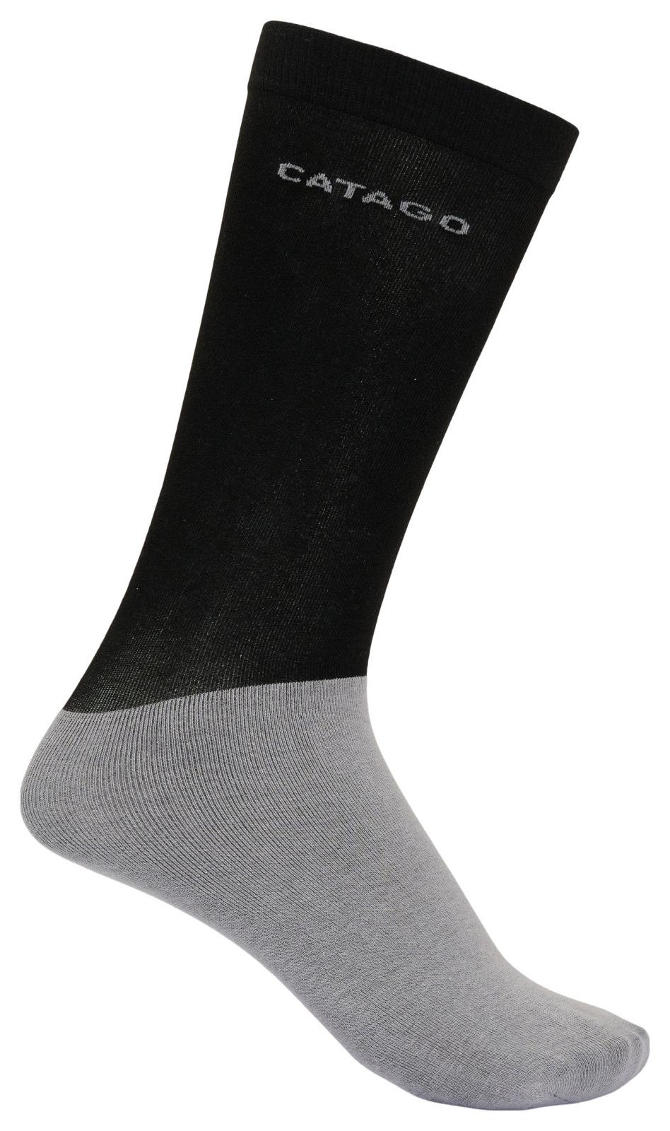 Catago Arty Reitsocken, 2er Pack, schwarz - Unisex, Gr. 41-46