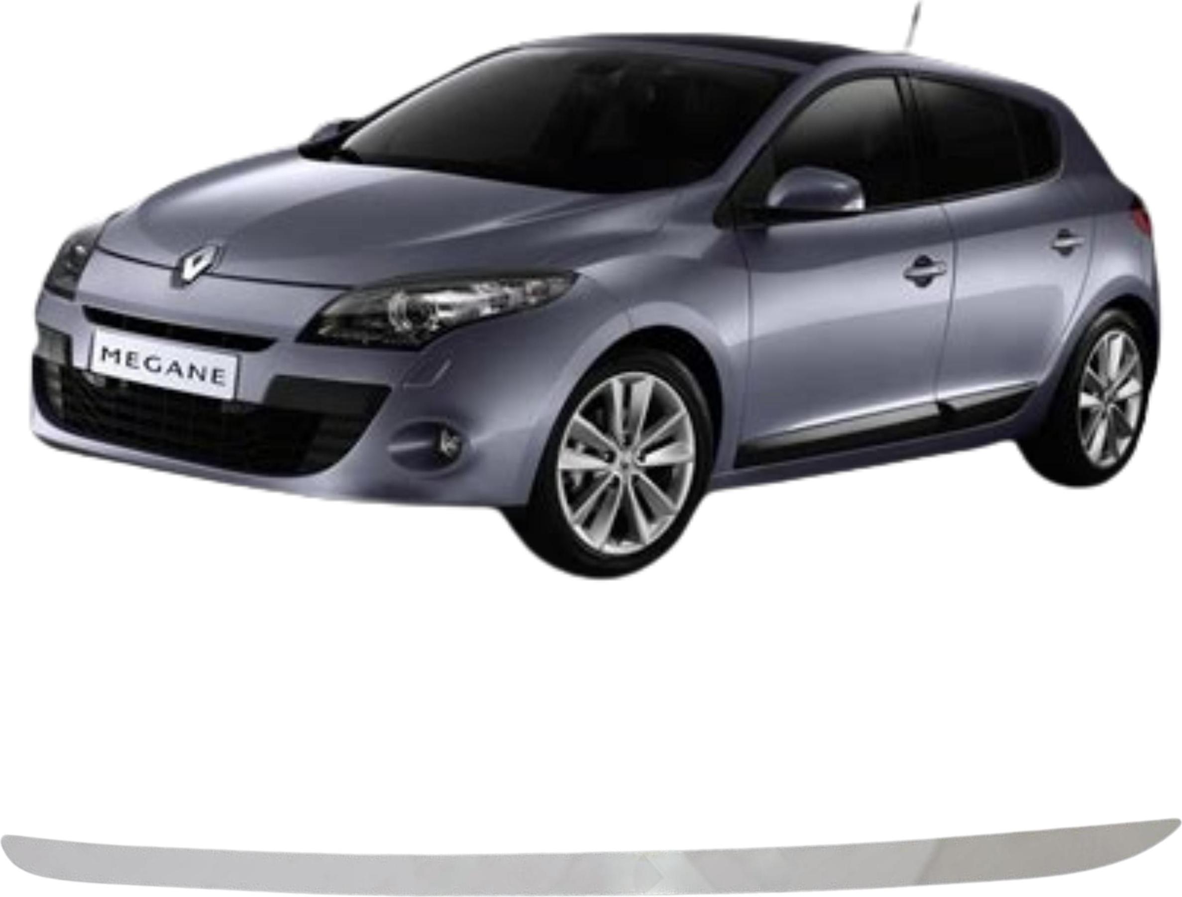 5K Parts Heckklappenkantenleiste Edelstahl Chrom Renault Megane 3 HB 2010-2015