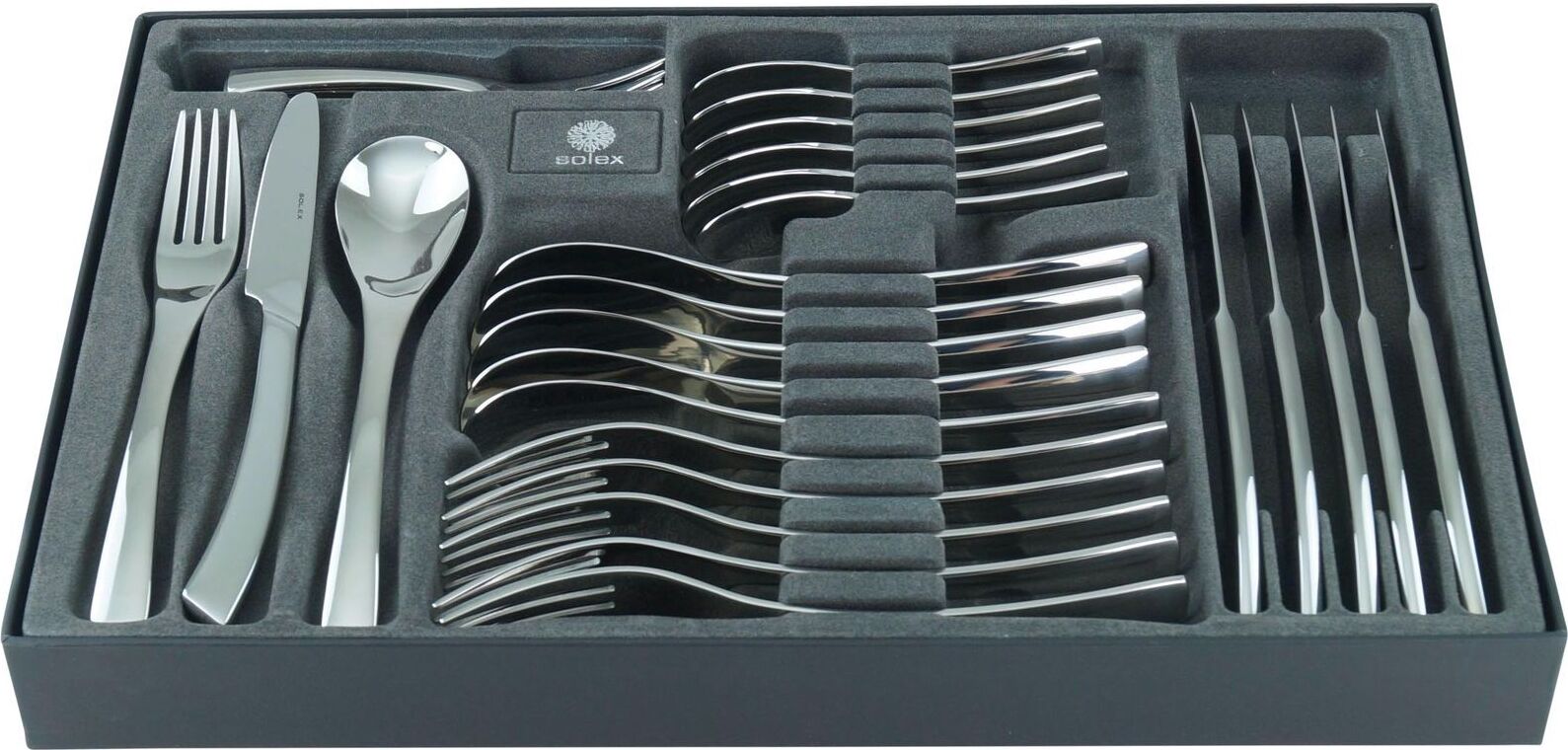 Solex Sophia Besteckset 30 teilig in einer Besteckbox für 6 Personen Solex_Sophia-6x5 BB