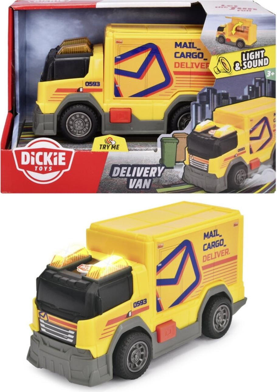 Dickie Spielfahrzeug Paketzusteller Auto Go Action / City Heroes Delivery Van 203302038