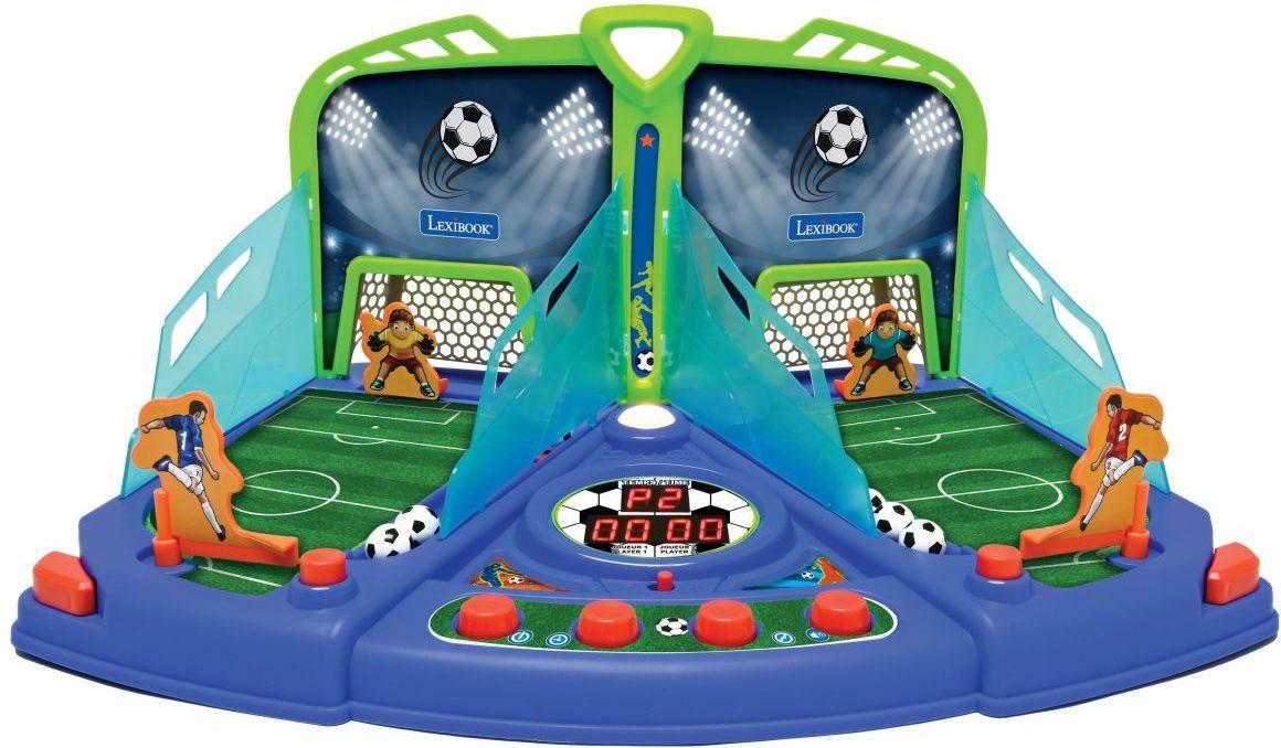 Lexibook Fußballspiel Elektronisches Fußballspiel mit Licht- und Soundeffekten für 2 Spieler JG945