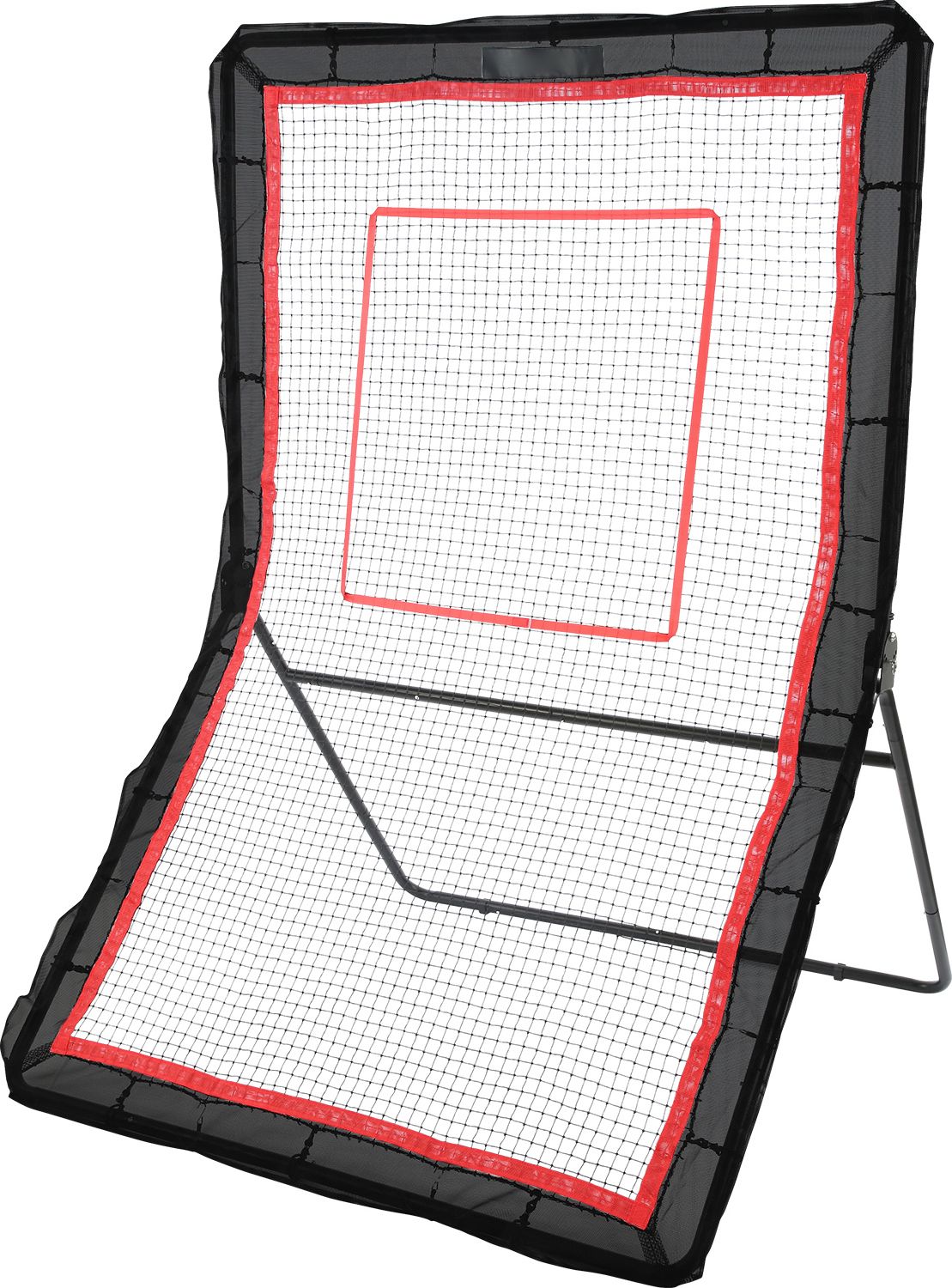 SucceBuy 5x7 Fuß Lacrosse-Rebounder, Volleyball-Bounce-Back-Netz, Baseball-Softball-Return-Trainingsschirm, Schießübungswand mit einstellbarem Winkel und Zielscheibe,220 V, 50 W,strapazierfähiger Stoff