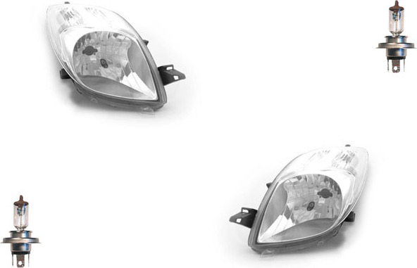 Johns Scheinwerfer Set Für Fiat 500 312 - Mit Night Breaker Lampen H7 & H3