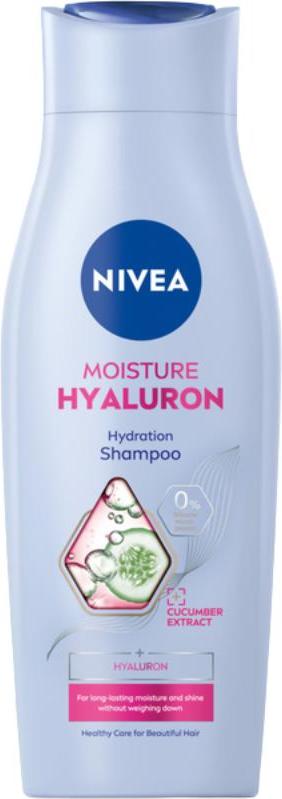 Nivea Moisture Hyaluron Feuchtigkeitsshampoo mit Hyaluronsäure 400 ml