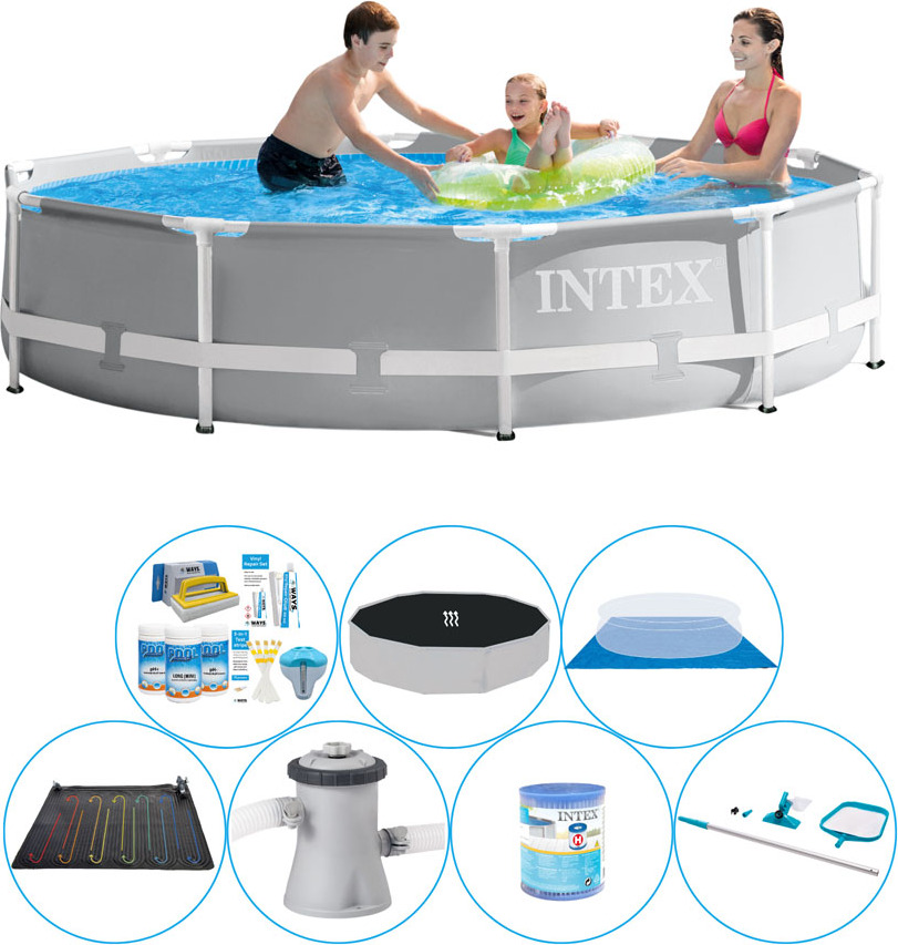 Intex Prism Frame 305x76 cm round - komfortný balík pre bazén
