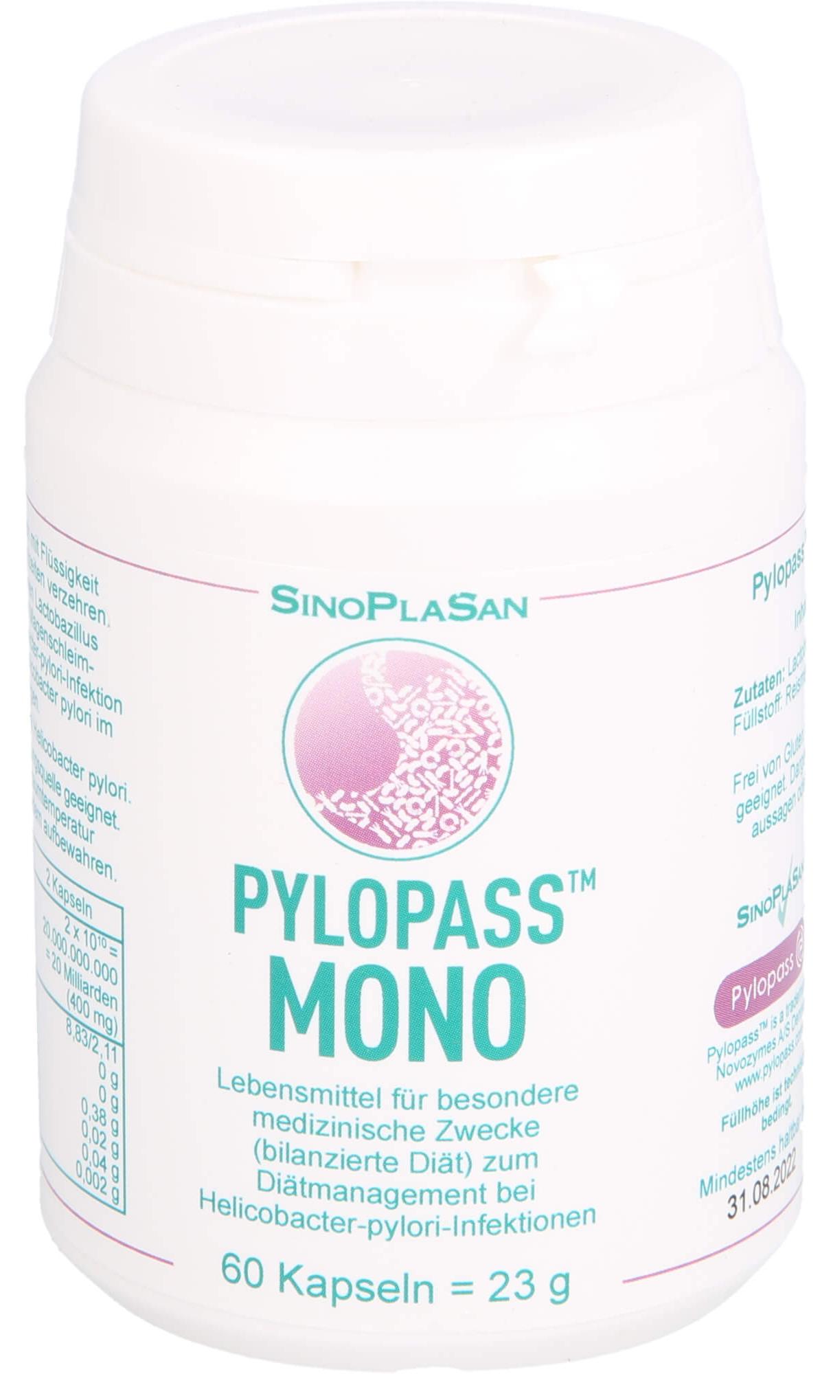 SinoPlaSan AG SinoPlaSan Pylopass Mono Kapseln, 60 St. Kapseln 13426930