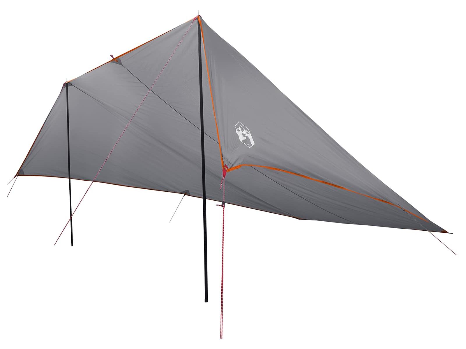 vidaXL Fahrzeugmarkise mit Dach Grau und Orange 518 x 580 x 215 cm 42028557