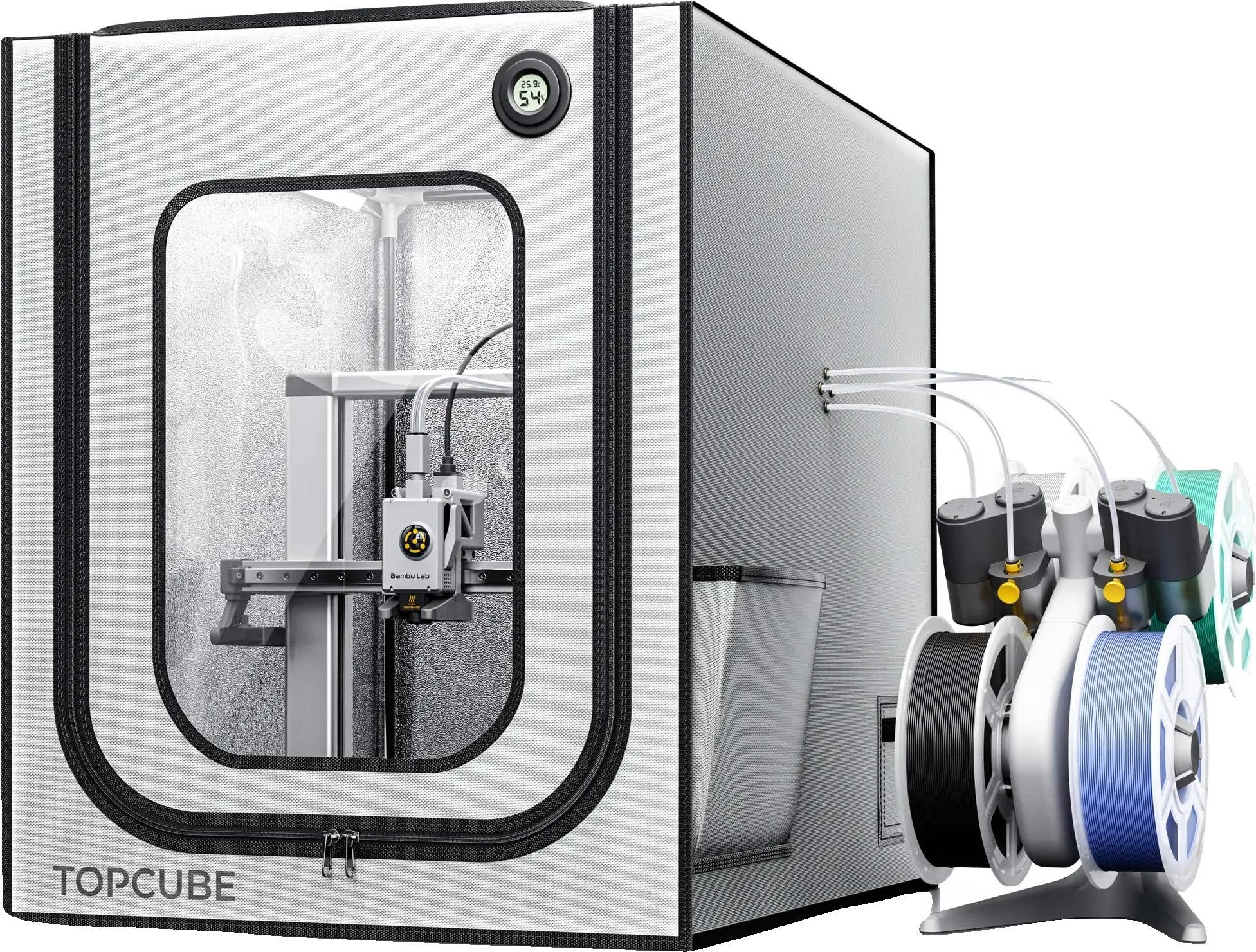 OEM 3D-Drucker-Gehäuse, verbesserte Druckqualität, Geräuschisolierung, A1 Gehäuse 1624