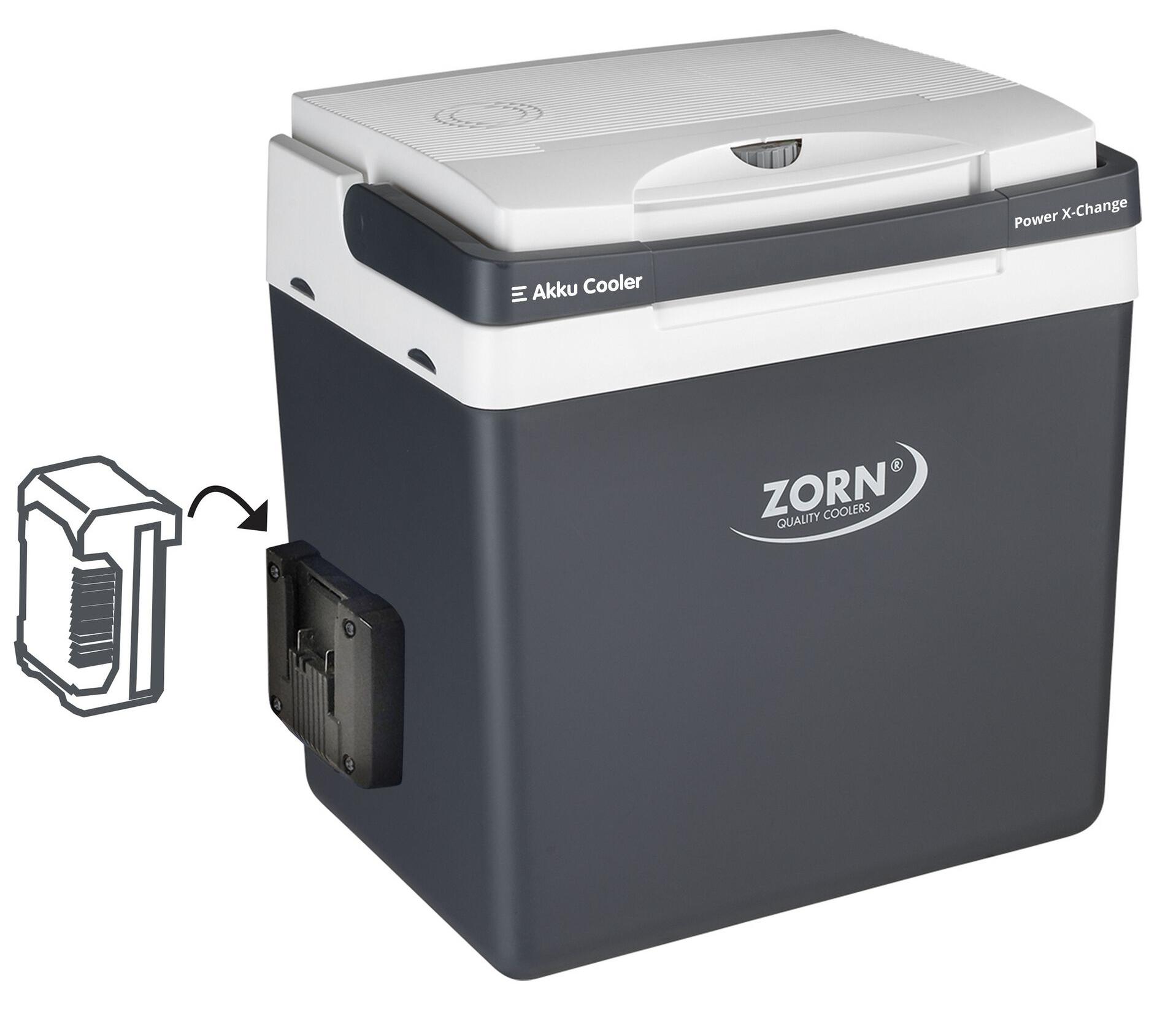 ZORN Kühlbox 26 L mit Peltier Kühlsystem, bis zu 17°C unter Umgebungstemperatur, B 39 x H 41,5 x T 29 cm, Modell 770047