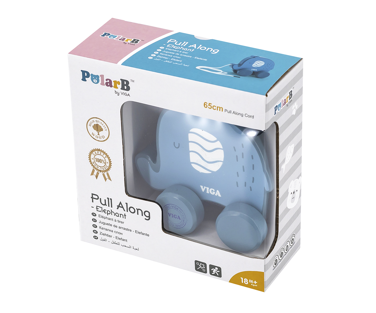 Nachziehspielzeug Elefantel PolarB 44004
