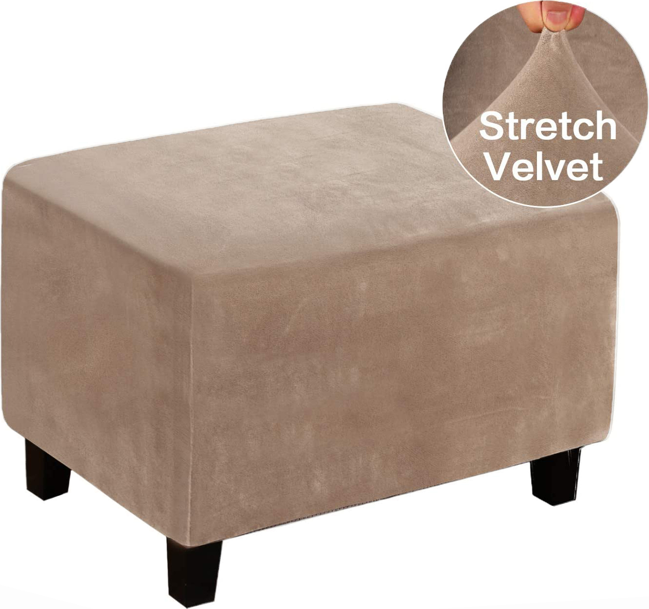 Runde Hockerabdeckung - Dehnbar & Waschbar