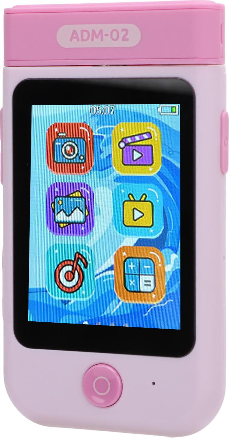 Digitálny fotoaparát, 2,8-palcový budík IPS, fotoaparát s dotykovým displejom, puzzle hra pre darček (ružová)