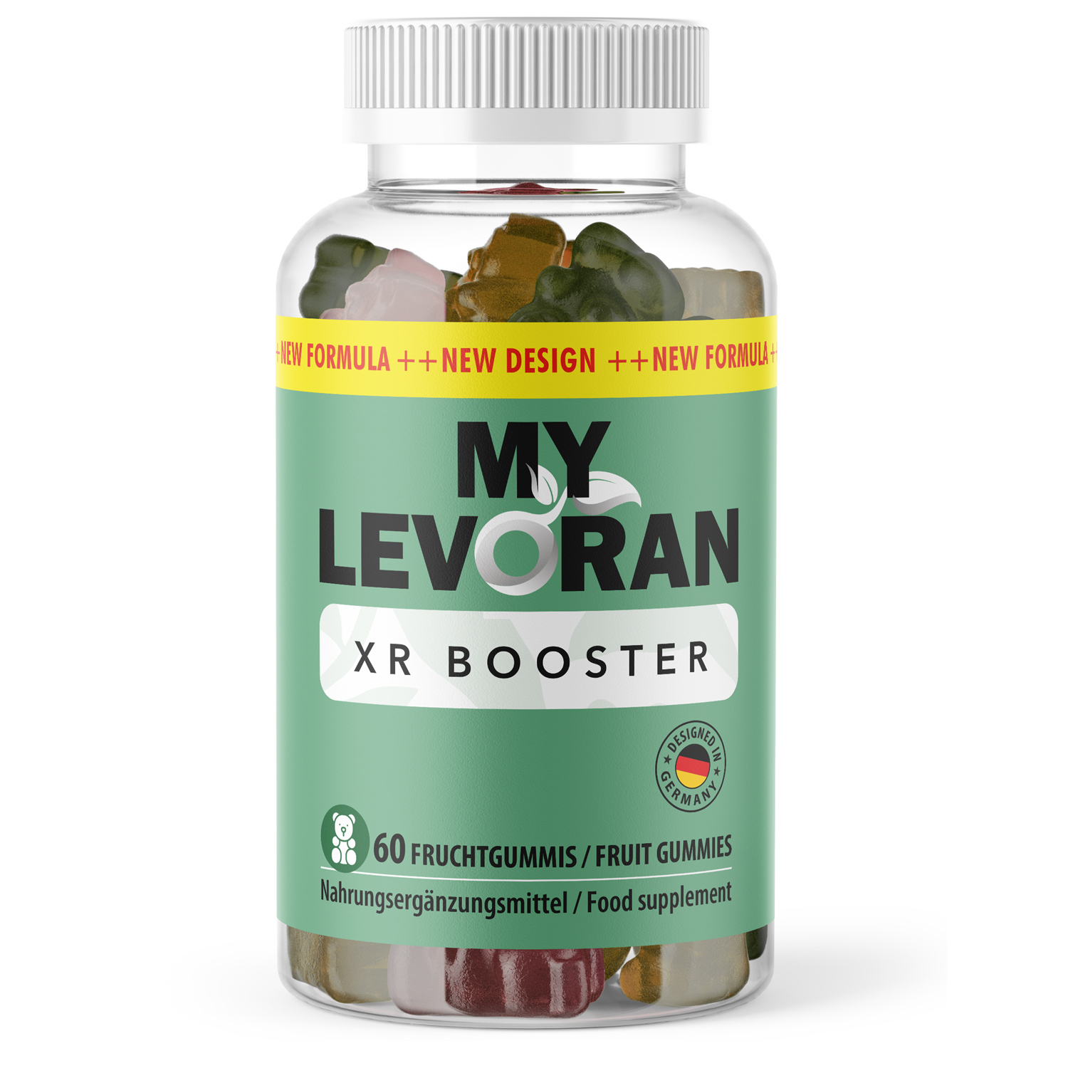 Glory Products OÜ My Levoran XR Booster Gummies - Reich an natürlichen Zutaten - 60 Fruchtgummis