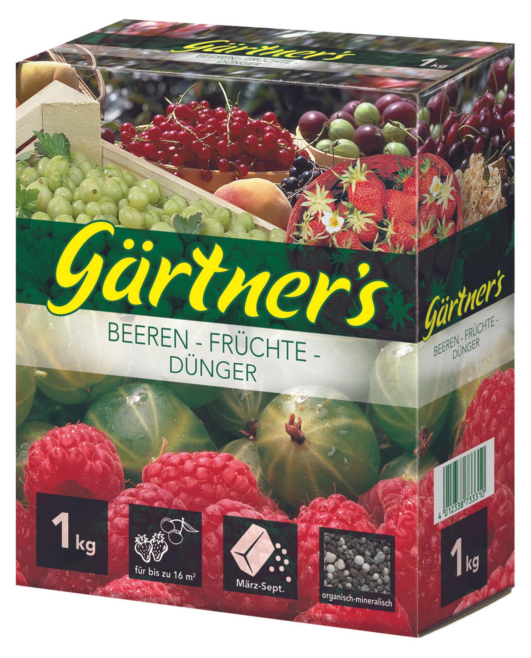 gpi Gärtner´s Spezialkulturen Beeren-Früchte-Dünger 1 kg 12385