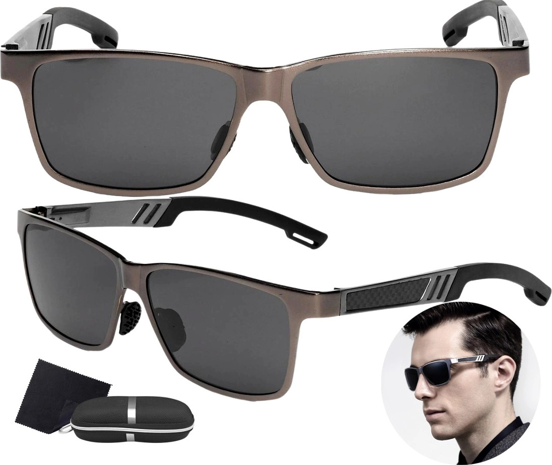Jewelry & Wateches herren nerd polarisierte sport-sonnenbrille für herren Poda schwarz gläser 652632