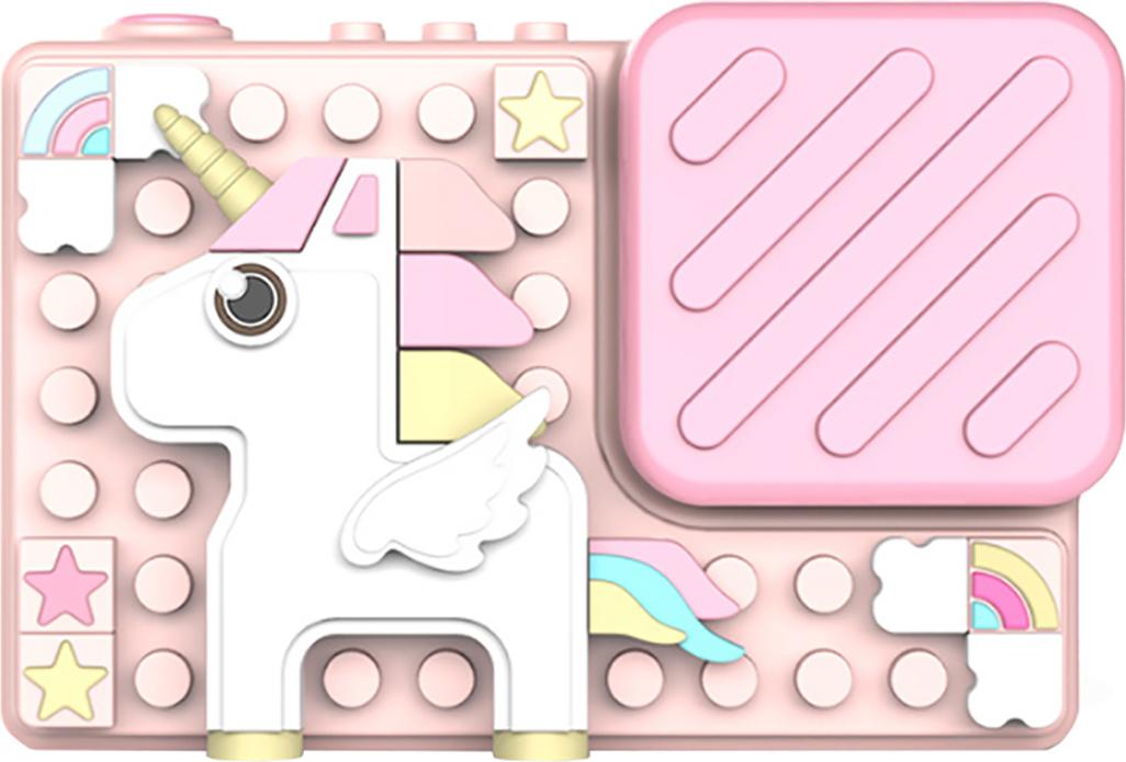 Avizar, 18MP Kinder‑Digitalkamera „Einhorn“ mit Spielen und Filteroptionen, Rosa AVJ-TK408