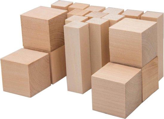 Famanu Holzschnitzblöcke Set 18-teilig - Basswood Schnitzwerk Blöcke SHSHOP