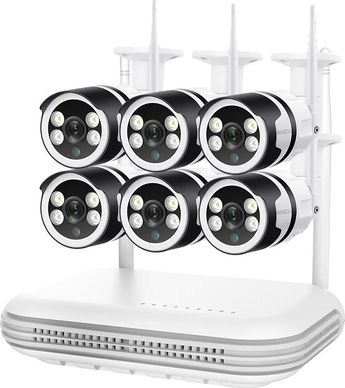 IP kamerový systém, HD rozlíšenie, podpora viacerých kamier, 8CH 6 CAM 3MP