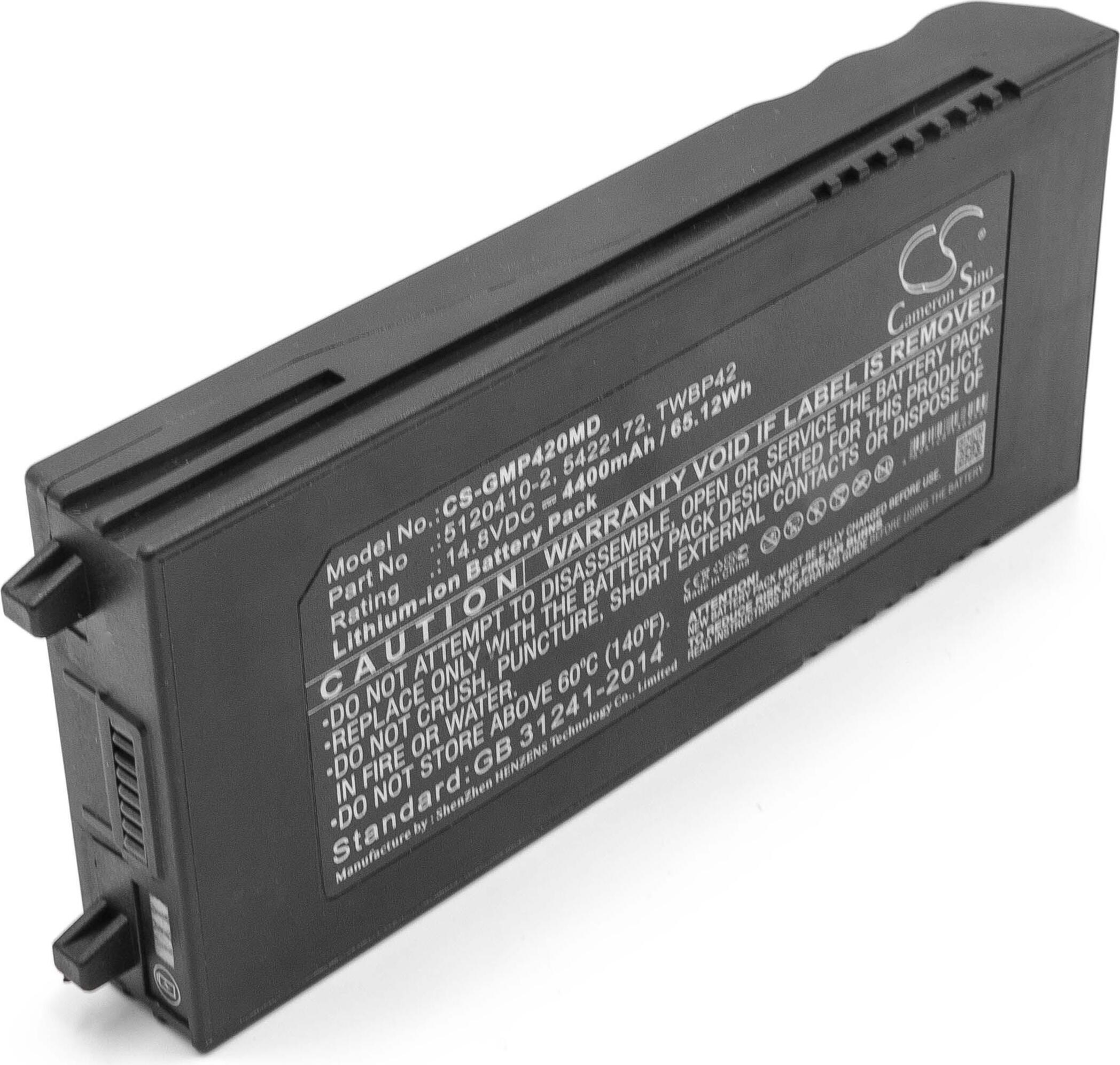 vhbw Akku kompatibel mit GE Logiq I, Logiq E, Echographe Logic-E, Echographe Logiq I, Echographe Vivid E Medizintechnik (4400 mAh, 14,8 V, Li-Ion)