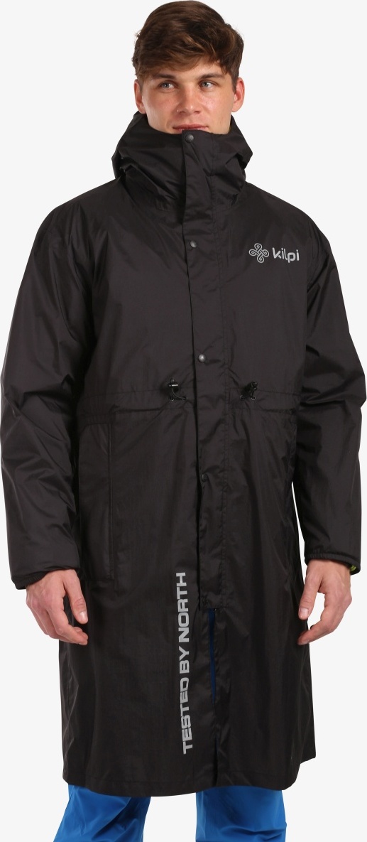 Ski-Regenmantel Kilpi TEAM RAINCOAT-U, SCHWARZ, Größe S