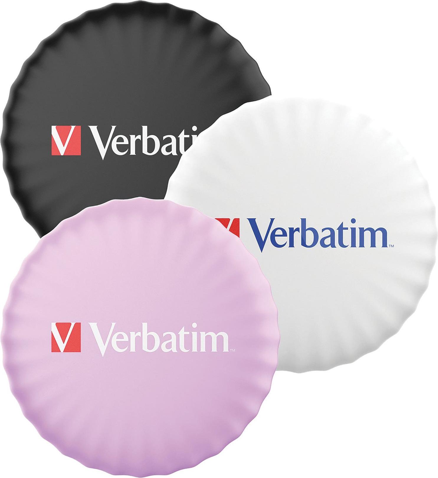 Verbatim MYFC-03BWP My Finder Coin Bluetooth 3 pack B/W/P