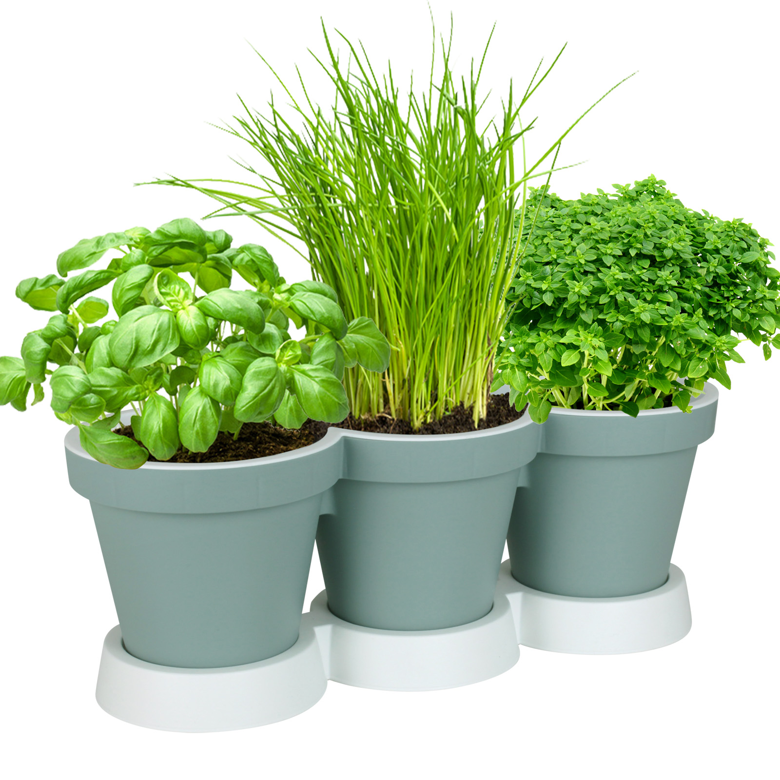 Blumentopf Kräutertopf Vase Kräuterschere 3 Klingen 2,3L Dublo weiß schwarz grün Blumentopf Kräutertopf Vase Kräuterschere 3 Klingen 2,3L Dublo weiß schwarz grün