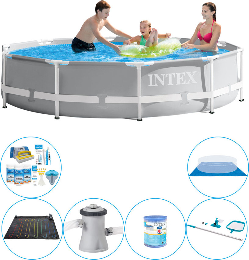 Intex Prism Frame Round 305x76 cm - 7-dielny - Balenie bazénov